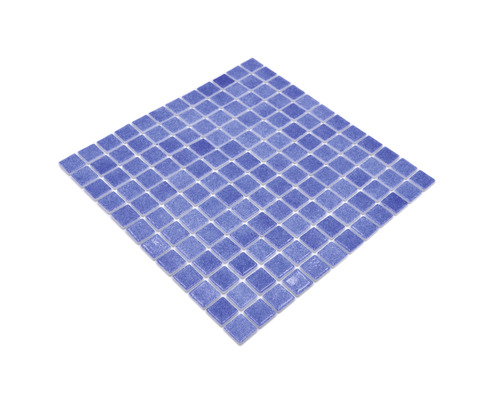 Glasmosaik VP508PUR für Poolbau blau 31,6x31,6 cm