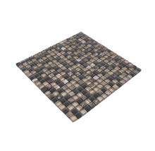 Mosaikfliese aus Glas und Stein