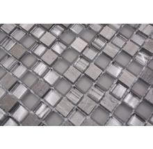 Mosaikfliesen aus Glas und Naturstein