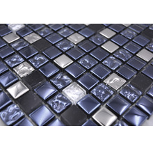 Mosaikfliese aus Glas und Stein