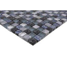 Mosaikfliese aus Glas und Stein