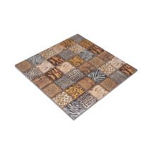 Mosaikfliese mit Tiermustern