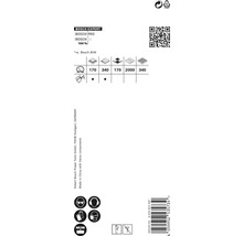 Informationen zu Bosch Expert, Bosch Pro und Bosch Produkten mit Drehzahlangaben sowie Sicherheitshinweisen.