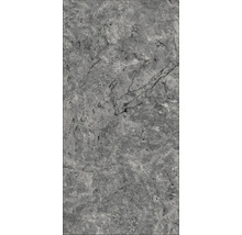 Graue Fliese mit Marmoroptik.