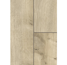 Nahaufnahme von Laminatboden mit Holzoptik