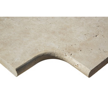 Travertin Fensterbank mit Aussparung