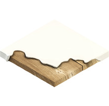 Holzbrett mit Epoxidharzbeschichtung