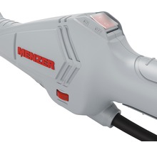 Detailaufnahme des Menzer Elektrowerkzeugs mit Schalter und Menzer Logo