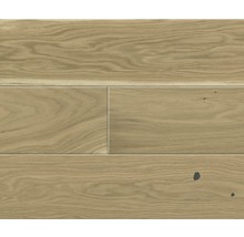 Nahaufnahme von hellem Eichenparkett