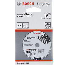 Bosch Expert Inox Trennscheibe für Winkelschleifer, 76 Millimeter Durchmesser