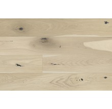 Helle Eichenholzdiele mit Astlöchern für den Innenbereich