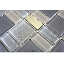 Nahaufnahme von Glasmosaikfliesen