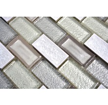 Mosaikfliesen aus Glas in rechteckiger Form