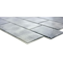 Mosaikfliese aus Glas in rechteckiger Form