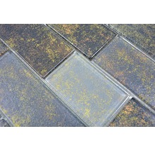 Mosaikfliese aus Glas im Querformat