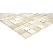 Mosaikfliesen aus Glas und Naturstein