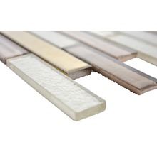 Mosaikfliese aus Glas in Stabform