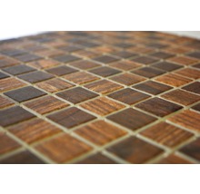 Mosaikfliese mit Holzoptik