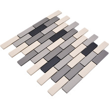 Mosaikfliesenmuster mit rechteckigen Fliesen