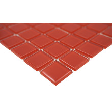 Quadratische Glasmosaikfliesen, glänzend, für den Innenbereich