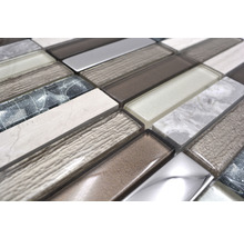 Mosaikfliesen aus Glas und Stein