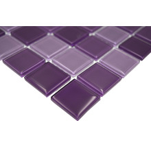 Mosaikfliese aus Glas, quadratisch