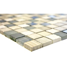 Mosaikfliese mit verschiedenen Materialien