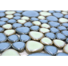 Keramikmosaikfliesen in Kieselform