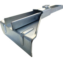 Detailansicht eines Metallwinkelverbinders