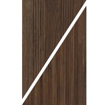 Dekorplatte in Holzoptik mit diagonaler Linie