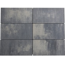 Sechs graue Pflastersteine