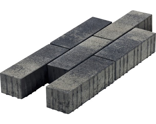 Rechteckige Pflastersteine aus Beton