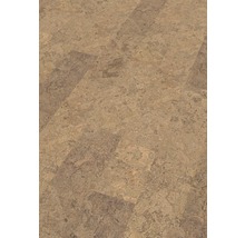 Nahaufnahme eines Korkbodenbelags mit natürlicher Musterung.