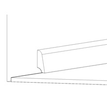 Sockelleiste auf dem Boden