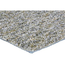 Nahaufnahme einer grauen Teppichfliese