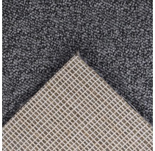 Grauer Teppich mit Textilrücken