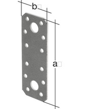 Verbindungsmittel aus Metall mit Löchern zur Befestigung