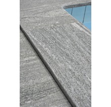 Graue Beckenrandsteine aus Stein