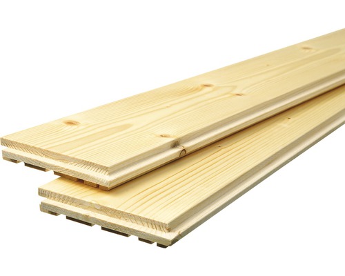 Zwei Profilbretter aus Holz