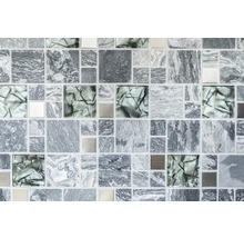 Mosaikfliesen mit Stein- und Glasoptik