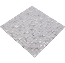 Mosaikfliese aus Marmor und Glas