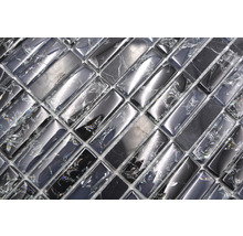 Mosaikfliese aus Glas und Naturstein, Detailansicht