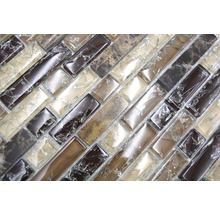 Mosaikfliesen aus Glas und Stein