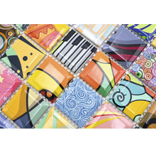 Mosaikfliesen mit Mustern