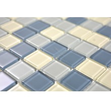 Mosaikfliese aus Glas, quadratisch