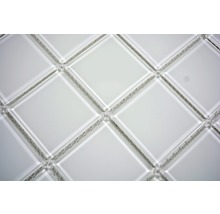 Mosaikfliesen aus Glas in Rautenform