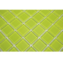 Mosaikfliese aus Glas im Diamantmuster