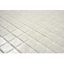Quadratische Mosaikfliesen aus Glas