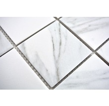 Quadratische Fliesen mit Marmoroptik