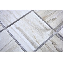 Mosaikfliese mit Holzoptik